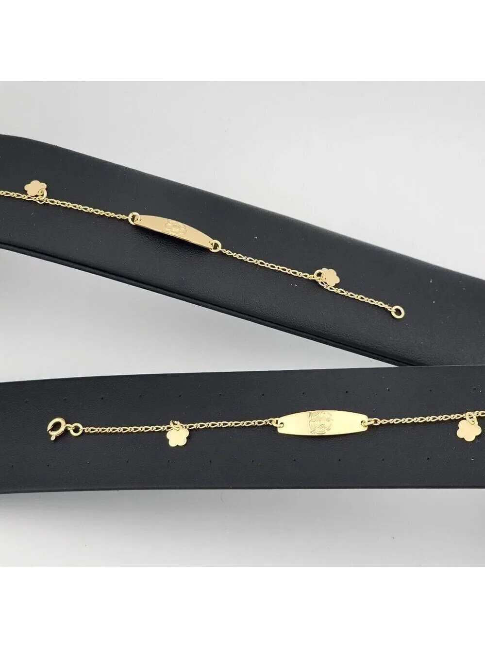 Brand New Brazilian 18k Gold Filled Flower Bracelet